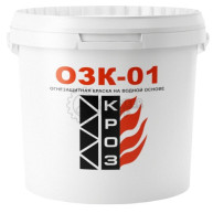 Огнезащитная краска на водной основе КРОЗ ОЗК-01 R 120 1,95 мм, 20 кг